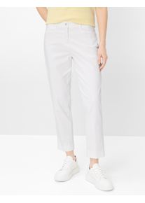 Brax Damen Chino Style MARA S WHITE, wei&szlig;, Gr. 34