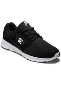 Sneaker DC Shoes "Skyline", Herren, Gr. 12(46), schwarz-wei&szlig; (schwarz, wei&szlig;), Obermaterial: Leder [Kuh] / Futter: Textil / Au&szlig;ensohle: Gummi, Schuhe Sneaker