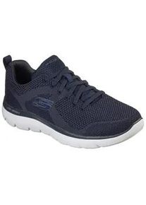 Sneaker Skechers "SUMMITS", Herren, Gr. 47,5, blau (navy), Textil, Schuhe Sneaker, mit gepolstertem Schaftrand, Freizeitschuh, Halbschuh, Schn&uuml;rschuh