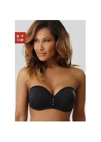 Multiway-BH Nuance, Damen, Gr. 95, Cup E, schwarz, Microtouch, Obermaterial: 88% Polyamid, 12% Elasthan, BHs, mit B&uuml;gel und mit Schale