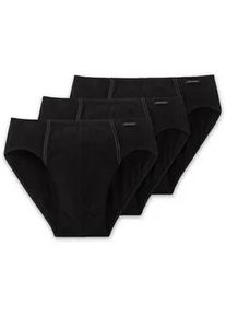 Minislip Schiesser "Essentials", Herren, Gr. 8 (XXL), schwarz (000, schwarz), Single Jersey, Obermaterial: 95% Baumwolle, 5% Elasthan, unifarben, eng, Unterhosen, mit kleinem Logo am Bund, Topseller