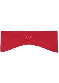 Stirnband TRIGEMA "TRIGEMA Fleecestirnband", Herren, Gr. 3, braun (kirsch), Kunstfaser, M&uuml;tzen Stirnband