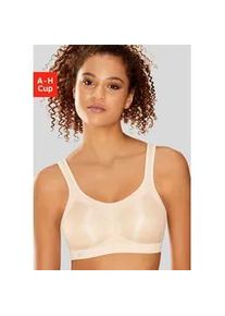 Sport-BH Anita ACTIVE "Momentum", Damen, Gr. 80, Cup G, braun (caramell), Microtouch, Obermaterial: 70% Polyester, 15% Elasthan, 15% Polyamid, Glanzfaden, clean, unifarben, regular fit, BHs Sport-BH, ohne B&uuml;gel, elastisch, nahtlos, weich, gepolsterte Komforttr&auml;ger