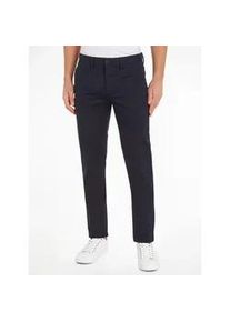 Chinohose Tommy Hilfiger "Chino Bleecker 1985 PIMA CO", Herren, Gr. 33, L&auml;nge 32, blau, Obermaterial: 96% Baumwolle, 4% Elasthan, normal, Hosen Chinohose