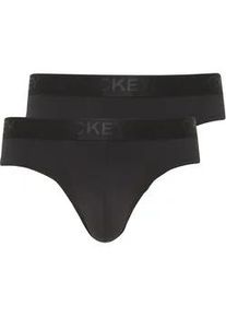 Slip Jockey "Microfiber Air", Herren, Gr. M, schwarz, Single Jersey, Obermaterial: 85% Polyamid, 15% Elasthan, unifarben, Unterhosen Slip, aus Microfaser