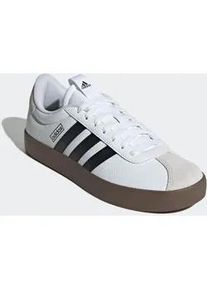 Sneaker Adidas SPORTSWEAR "VL COURT 3.0", Herren, Gr. 43, schwarz-wei&szlig; (cloud wei&szlig;, core schwarz, grau one), Leder, Synthetik, Schuhe Sneaker, inspiriert vom Design des Adidas samba