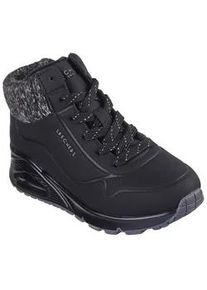 Sneaker Skechers "Uno Gen1 - Darling Daze", M&auml;dchen, Gr. 31, schwarz, Lederimitat, Textil, Schuhe Sneaker, Schn&uuml;rboots, Winterstiefel, High Top Sneaker mit Warmfutter