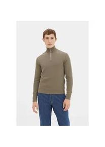 Only & Sons Troyer ONLY & SONS "ONSPHIL REG 12 STRUC HALF ZIP KNIT NOOS", Herren, Gr. S, beige (desert taupe), Strick, Obermaterial: 80% Baumwolle, 20% Nylon, unifarben, regular fit normal, hoch geschlossener Ausschnitt, Pullover Troyer, Baumwollmischung, regular fit