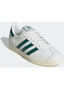 Sneaker Adidas ORIGINALS "GAZELLE", Herren, Gr. 37, wei&szlig; (core wei&szlig;, collegiate gr&uuml;n, cream wei&szlig;), Leder, Synthetik, Schuhe Sneaker