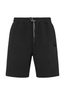 Bermudas Plein Sport "Scratch", Herren, Gr. XS, US-Gr&ouml;&szlig;en, schwarz (02, schwarz), Obermaterial: 87% Baumwolle, 13% Polyester, Hosen Bermudas