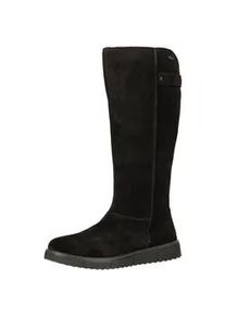 Stiefel Legero "Legero Stiefel Veloursleder", Damen, Gr. 39, schwarz, Veloursleder, Schuhe Stiefel, Topseller