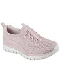 Slip-On Sneaker Skechers "GRACEFUL-PICTURE PERFECT", Damen, Gr. 36, rosa, Lederimitat, Textil, Schuhe, Freizeitschuh, Slipper in veganer Verarbeitung