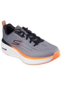Sneaker Skechers "GO RUN ELEVATE 2.0-FLUID MOTION", Damen, Gr. 40, grau (grau, orange), Textil, kontrastfarbene Details, Schuhe Sneaker, Sportschuh mit d&auml;mpfender Ultra Light Cushioning