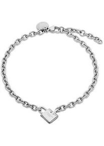 Armband Liebeskind Berlin "Schmuck Geschenk Edelstahl Armkette The Love Bond", silber (silberfarben), Armb&auml;nder, Damen, 21cm, Edelstahl, Armband