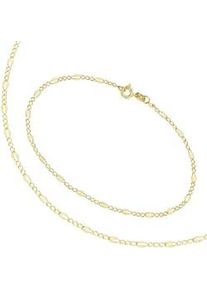 Ketten und Armband Set Firetti "Multipack Schmuck Geschenk Silber 925 Armkette Halskette", gold (gelbgoldfarben), Schmuck_Sets, Damen, Silber 925 (Sterlingsilber)