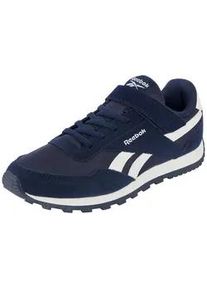 Sneaker Reebok CLASSIC "Reebok GLIDE LOW ELASTIC & TOP STRAP", Damen, Gr. 31, vectornavy, vectornavy, wei&szlig;, Leder, Synthetik, Textil, Schuhe Sneaker