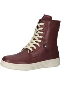 Sneaker Hush Puppies "Hush Puppies Sneaker Leder", Damen, Gr. 37, burgunder, Leder, Schuhe Sneaker