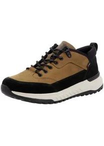 Sneaker Rieker "Rieker Sneaker Leder", Herren, Gr. 42, schwarz, braun, Leder, Schuhe Sneaker