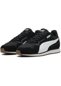 Sneaker Puma "Softride St Miler Sneakers Erwachsene", Damen, Gr. 42.5, schwarz-wei&szlig; (wei&szlig; schwarz gum beige), Obermaterial: Kuhleder, Textil, Synthetik; Futter: Textil; Innensohle: Textil; Laufsohle: Gummi, Synthetik, Schuhe Sneaker