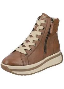 Ankleboots Rieker "Rieker Stiefelette Glattleder", Damen, Gr. 40, braun, Glattleder, Schuhe Ankleboots