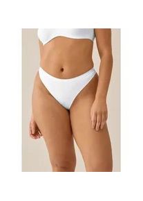 Stringtanga Naturana "The Thursday", Damen, Gr. 36, 1 Stk., wei&szlig;, Obermaterial: 76% Polyamid, 24% Elasthan, unifarben, Unterhosen, feminin, elastisch, bequem, eng, weich