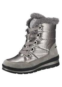 Schn&uuml;rstiefelette Caprice "Caprice Stiefelette Lederimitat/Textil", Damen, Gr. 38, beige (taupe), Lederimitat, Textil, Schuhe Schn&uuml;rstiefelette