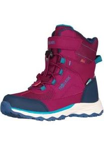 Winterstiefel Trollkids "KIDS HAFJELL WINTER BOOTS XT", M&auml;dchen, Gr. 37, lila (bright berry, schwarz turquoise), Synthetik, mehrfarbig, Schuhe Winterstiefel, Snowboots, Winterstiefel, Winterschuhe, f&uuml;r Kinder, wasserdicht