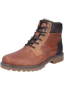 Sneaker Rieker "Rieker Stiefelette Glattleder", Herren, Gr. 44, cognac, Glattleder, Schuhe Sneaker