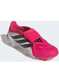 Fu&szlig;ballschuh Adidas PERFORMANCE "PREDATOR LEAGUE MIT UMSCHLAGBARER ZUNGE F&Uuml;R FESTE B&Ouml;DEN", Herren, Gr. 47, lucid rot, core schwarz, ftwr wei&szlig;, Synthetik, Textil, Schuhe Fu&szlig;ballschuh, Au&szlig;ensohle f&uuml;r Rasen und feste B&ouml;den