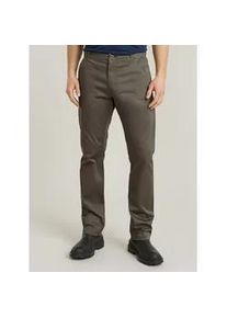G-Star Raw Chinohose G-STAR "Mosa Straight Chino", Herren, Gr. 30, L&auml;nge 30, gs grau, Obermaterial: 97% Baumwolle, 3% Elasthan, Hosen Chinohose