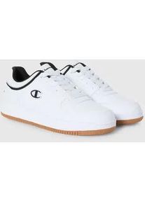 Sneaker Champion "RD18 LOW", Herren, Gr. 42, wht, nbk, gum, Synthetik, Schuhe Sneaker, mit Gummilaufsohle, leicht profiliertes Laufsohlenprofil