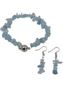 Paar Ohrh&auml;nger Steuer "Metall Aquamarine hellblau", Damen, Gr. one-size, Metall, hellblau, Ohrringe