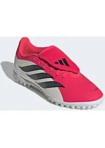 Fu&szlig;ballschuh Adidas PERFORMANCE "PREDATOR CLUB FOLD-OVER TONGUE TURF KIDS", M&auml;dchen, Gr. 37, lucid rot, core schwarz, ftwr wei&szlig;, Synthetik, Schuhe Fu&szlig;ballschuh, f&uuml;r Kunstrasen, Hart- und Aschenpl&auml;tze, f&uuml;r Kinder & Jugendliche
