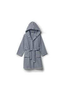 Tchibo - Kinder-Bademantel - Kinder - Gr. 134/140 - dunkelblau/gestreift
