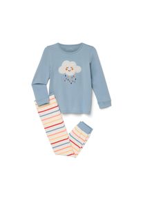 Tchibo - Kinder-Pyjama - Kinder - Gr. 134/140 - creme/print
