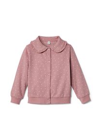 Tchibo - Kinder-Sweatjacke mit Volant - M&auml;dchen - Gr. 98/104 - creme