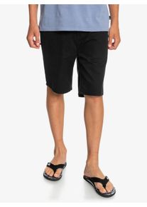 Chinoshorts Quiksilver "Everyday", Jungen, Gr. 12, schwarz, 100% Baumwolle, Hosen Chinoshorts