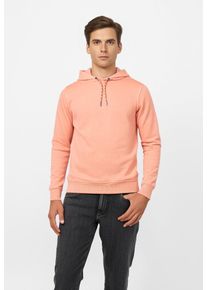 Sweatshirt INDICODE "INFenja", Herren, Gr. M, orange (papaya), Sweatware, Obermaterial: 60% Baumwolle, 40% Polyester, unifarben, regular fit normal, Rundhals, Rippb&uuml;ndchen, Sweatshirts Sweatshirt