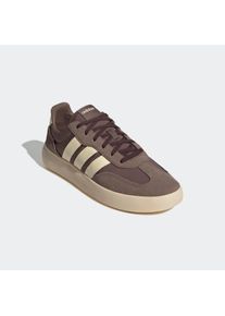 Sneaker adidas Sportswear "BARREDA DECODE", Herren, Gr. 40,5, earth strata, warm vanilla, shadow braun, Leder, Textil, Schuhe Sneaker, inspiriert vom Design des adidas handball spezial