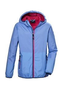 Funktionsjacke Killtec "KOS 138 GRLS JCKT", Kinder, Gr. 176, blau (jeans), Obermaterial: 100% Polyester;Futter: 100% Polyester, Jacken Funktionsjacke, Kinderjacke: wasserdicht, reflektierend, elastisch