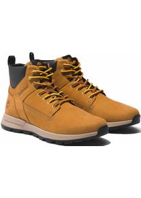 Schn&uuml;rboots Timberland "KILLINGTON TREKKERMID LACE UP SNEAKER", Herren, Gr. 44, gelb (wheat), Leder, Synthetik, Schuhe Schn&uuml;rboots, Winterstiefel, Schn&uuml;rstiefel, Winterschuhe