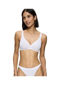 B&uuml;gelloser BH Triumph "Eileen N", Damen, Gr. 85, Cup B, wei&szlig;, Jersey, Obermaterial: 82% Baumwolle, 18% Elasthan, Basic, BHs B&uuml;gelloser BH, mit nahtlos vorgeformten Cups