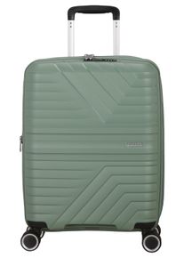 Hartschalen-Trolley American Tourister "FLYTWIST, verschiedene Gr&ouml;&szlig;en und Farben", Herren, Gr. B/H/T: 40cm x 55cm x 20cm 36 l, gr&uuml;n (botanic gr&uuml;n), Polypropylen, Koffer Hartschalen-Trolley, Hartschalen-Koffer personalisierbar Volumenerweiterung