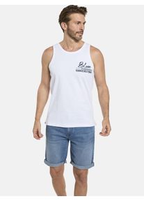 Muskelshirt Jan Vanderstorm "Tanktop FELTON", Herren, Gr. XL, wei&szlig;, Obermaterial: 100% Baumwolle CO., Tops Muskelshirt