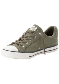 Sneaker Converse "CHUCK TAYLOR ALL STAR DAINTY SUEDE", Herren, Gr. 42, utility, egret, utility, Leder, Schuhe Sneaker, Topseller