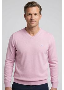 Strickpullover Fynch-Hatton, Herren, Gr. XXL, magnolia, Feinstrick, Obermaterial: 100% Baumwolle, unifarben, h&uuml;ftbedeckend, V-Ausschnitt, Flachstrickb&uuml;ndchen, Pullover Strickpullover, aus Baumwolle, mit V-Ausschnitt, h&uuml;ftbedeckende Passform