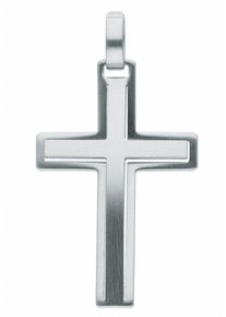 Adelia&acute;s Kettenanh&auml;nger ADELIA&acute;S "Edelstahl Kreuz Anh&auml;nger", silber, Schmuckanh&auml;nger, Damen, Edelstahl, Kettenanh&auml;nger