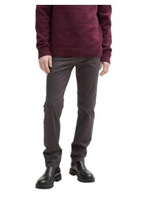 Stoffhose Tom Tailor "JOSH", Herren, Gr. 34, L&auml;nge 34, grau (tarmac grau), Obermaterial: 96% Baumwolle, 4% Elasthan. Futter: 100% Polyester, unifarben, kn&ouml;chellang, Hosen Stoffhose, im Five-Pocket Style