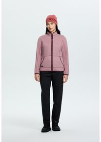 Fleecejacke Icepeak "Icepeak AMYRY", Damen, Gr. S, lavender, Obermaterial: 80% Polyester, 20% Viskose, Jacken Fleecejacke, mit Stehkragen, f&uuml;r vielseitige Aktivit&auml;ten, normale Passform