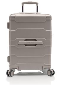 Hartschalen-Trolley Heys "ReNew, verschiedene Gr&ouml;&szlig;en und Farben", Damen, Gr. B/H/T: 35cm x 50,5cm x 23,3cm 47 l, beige (atmosphere), Kunststoff, clean, matt, Basic, Koffer Hartschalen-Trolley, herausnehmbares Innenfutter Volumenerweiterung 5 Jahre Garantie